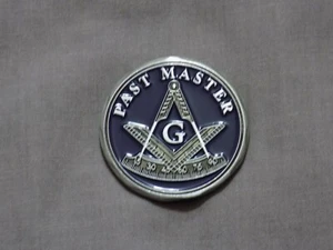  Masonic Past Master w/Square Challenge Coin Working Tools Fraternity NEW! - Picture 1 of 2