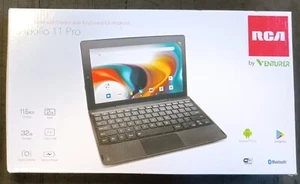 Venturer RCA Apollo 11 Pro Android 32GB Tablet With Detachable Keyboard New - Picture 1 of 2