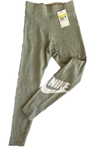 NIKE LEGGINGS VITA ALTA ADERENTI DONNA S GRIGIO LUNGHEZZA INTERA CZ8528-063 - Foto 1 di 16