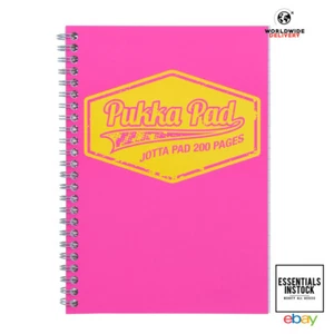 Pukka Pad Project Book A5 Notebook Neon Pink - Picture 1 of 1