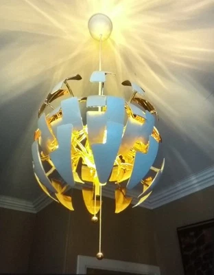 Iconic Ikea PS 2014 White and Copper Pendant Light by David Wahl - Image 1 of 4