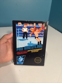 NINTENDO NES PRO WRESTLING 1987 CARDBOARD BOX ONLY CLEAN 