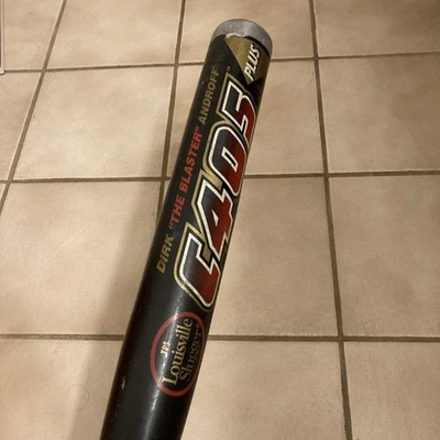 Taco de softball Louisville Slugger TPS DIRK ANDROFF C405 PLUS SB2 rachado LEIA - Imagem 1 de 4