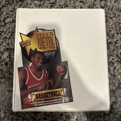 Basketball Fleer Metal 1995 1996 Complete Base And Silver Spotlight Set - Image 1 of 4
