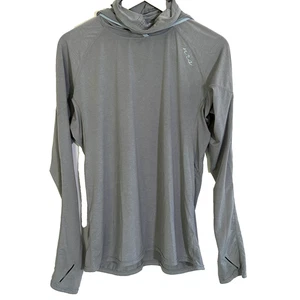 NRS Silkweight Varial Sudadera con Capucha Para Hombre Camisa Gris Piedra Protección UPF Cuello Polaina - Imagen 1 de 9