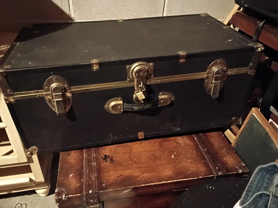 Ruedas y bloqueo Seward Trunk SWD6115-18 30 pulgadas - negro Foto 1 de 1