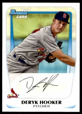 2011 Bowman Prospects ! Deryk Hooker St. Louis Cardinals #BP40 - Image 1 of 2