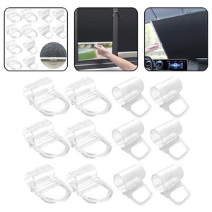 Sturdy and Fade Resistant Roller Shade Pull Down Clips Transparent Design - Photo 1/12