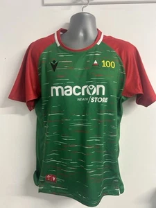 Macron Match Worn Urdd Rugby Centenary #19 Shirt/Jersey-Medium -Mint- Rare - Picture 1 of 2