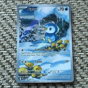Pokemon Juego de Cartas Coleccionables Ilustración Piplup Raro 098/094 Casi Como Nuevo Llamas Fantasmales - Imagen 1 de 6
