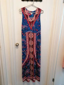 Monsoon Boho floral Print Maxi Dress Size 10 - Picture 1 of 8