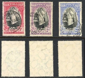 Tonga SG71/3 1938 Anniversary Set Cat 26 pounds - Picture 1 of 1