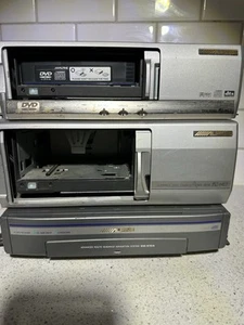 Alpine 3 Piece Set 6 Disk DVD Changer CD Navigation Untested For Parts Vintage - Picture 1 of 11