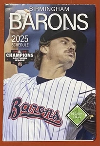 2025 BIRMINGHAM BARONS Schedule ⚾️ Minor Baseball Sked NEW‼️ - Picture 1 of 1