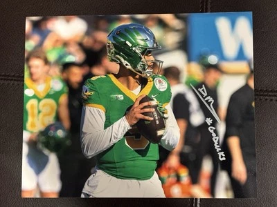 Dante Moore Oregon Ducks Signed 8x10 Photo Auto Autograph - Image 1 of 2