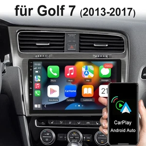4+64GB Android AutoRadio Carplay GPS Navi DSP BT FM Für VW Golf 7 MK7 2012-2017 - Bild 1 von 14
