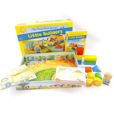 HABA My Very First Games LITTLE BUILDERS Cooperative Game - 100% Complete - VHTF - Image 1 of 4