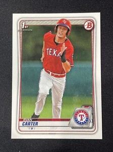 EVAN CARTER 2020 Bowman Draft Rangers 1st Prospect Rookie BD-126