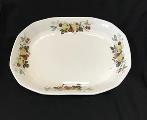 Royal Kent Fruit Vegetable Rectangular Serving Dish Staffordshire 12" HTF Nice! - Picture 1 of 7