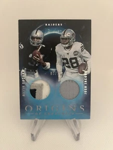 Camiseta de los Raiders Josh Jacobs/Marcus Allen 2020 Origins Of Greatness #OG-11 SSP/25 - Imagen 1 de 4