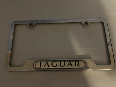 Jaguar License Plate Frame Chrome - Image 1 of 2