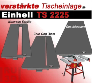 verstärkte Tischeinlage f. EINHELL TS 2225 Tischkreissäge, stabiler als Original - Bild 1 von 8