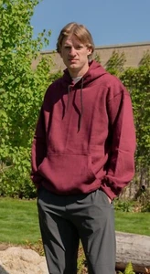 Pulse Big&Tall Best Fit Superior Fleece Hoodie Red Black Navy LT/DK Grey Maroon - Picture 1 of 22