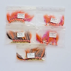 Fishing Doll Flies Assorted Colors New in Original Packaging Lot of 50 - Picture 1 of 6