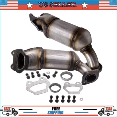 Convertidores catalíticos de ambos colectores aptos para Dodge Grand Caravan 3,6 L 2011-16 Foto 1 de 4