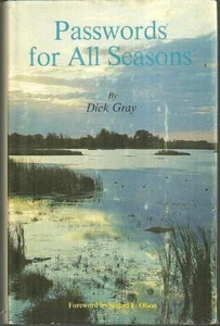 Passwords for All Seasons Signed Dick Gray 1973 1st edition Dust Jacket - Picture 1 of 2