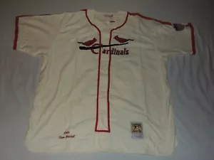NWT AUTHENTIC MITCHELL AND NESS STAN MUSIAL 1944 ST. LOUIS CARDINALS JERSEY 64 - Picture 1 of 9