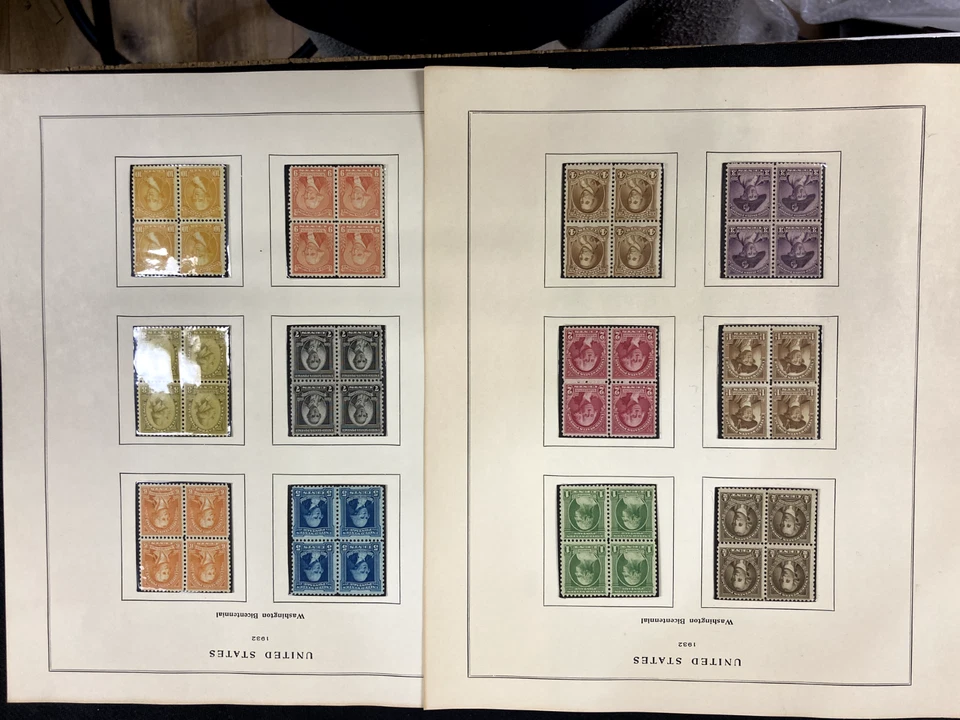 1932 US SC 704-715 Washington Bicentennial Complete Block Set of 12 Mint - Image 1 of 1