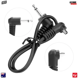 12" 2.5mm Plug Jack to Male Flash PC Sync Cord Cable Trigger Camera - Free Post - Picture 1 of 1