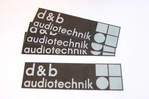 4 x Tira de mango de altavoz de plástico blando d&b audiotechnik de repuesto - Imagen 1 de 2