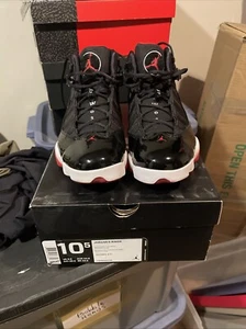 Air Jordan 6 Rings Black Varsity Red SZ 10.5 - Picture 1 of 6