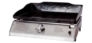 Portable 1 Burner Outdoor High Wall Cast Iron Plancha Grill Camping Barbecue - Picture 1 of 5