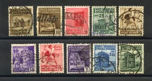 1944/45 - REPUBBLICA SOCIALE - LOTTO/41850 - MONUMENTI DISTRUTTI 10v. - USATI - Imagen 1 de 1