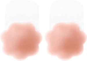 Nipple Covers Lift Reusable Invisible Silicone Breast Pasties Petals For Women - Picture 1 of 5