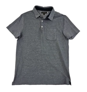 Banana Republic Performance Pique Polo Golf Tennis Shirt Men's M Medium Grey EUC - Picture 1 of 14