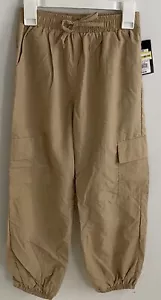 Boys' Nylon Tan Cargo Pants - Art Class - S(6/7) New - Picture 1 of 4