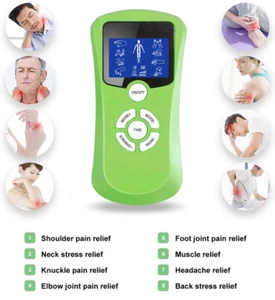 TENS Unit Machine Device 8 Massage Modes 2 Channel Muscle Stimulator Pain Relief - Picture 1 of 12