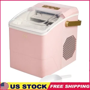 Máquina de hielo portátil 26 lb encimera autolimpiante con cuchara panel de control LED nueva - Imagen 1 de 7