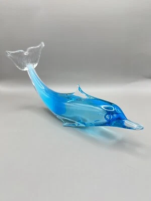 Hand blown Art Glass Dolphin - Image 1 of 4