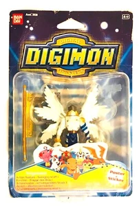 BANDAI DIGIMON DIGITAL MONSTERS ANGEMON ACTION FIGURE SWINGING STAFF NEW SEALED - Picture 1 of 3
