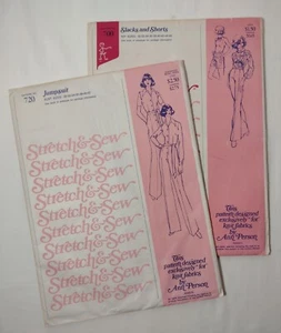 Vintage Stretch & Sew Pattern UNCUT Women's Pants And Jumpsuit Multiple Sizes - Picture 1 of 5