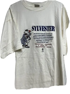 1993 acme clothing co looney tunes xl t shirt single stitch sylvester - Picture 1 of 7