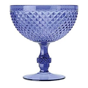 Set 6 Coppe per Gelati Macedonie Drinks MS Diamond Blu - Infrangibili - 350 ML - Foto 1 di 1