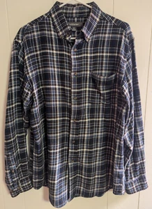 Croft & Barrow Mens Medium Plaid Long Sleeve ButtonDown Casual - Picture 1 of 5
