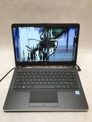 HP 14-cd0052od 14" 8th Gen i3 Intel 2GB RAM NO SSD/OS Cracked For Parts - - - DW - Image 1 of 4