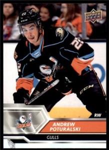 2019-20 UD AHL Base #76 Andrew Poturalski - San Diego Gulls